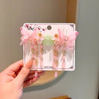 Women's Casual Simple Style Color Block Plastic Patchwork Floral Hair Clip main image 4