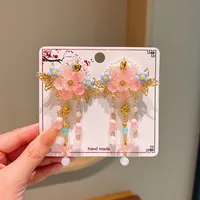 Women's Casual Simple Style Color Block Plastic Patchwork Floral Hair Clip main image 3
