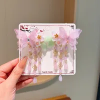 Women's Casual Simple Style Color Block Plastic Patchwork Floral Hair Clip sku image 7