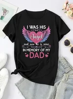 Women's T-shirt Short Sleeve T-Shirts Casual Letter Heart Shape sku image 5
