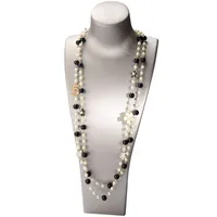 Copper Simple Style Classic Style Beaded Plating Flower Necklace sku image 2