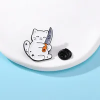 Cute Simple Style Animal Cartoon Character Alloy Stamping Stoving Varnish Plating Unisex Brooches sku image 16