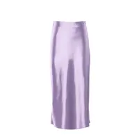 Summer Simple Style Solid Color Spandex Polyester Maxi Long Dress Skirts main image 4