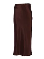 Summer Simple Style Solid Color Spandex Polyester Maxi Long Dress Skirts sku image 12