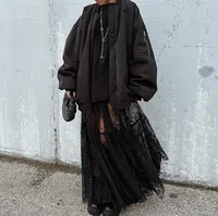 Summer Simple Style Solid Color Polyacrylonitrile Fiber Maxi Long Dress Skirts main image 3
