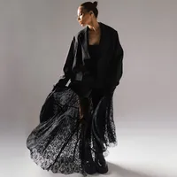Summer Simple Style Solid Color Polyacrylonitrile Fiber Maxi Long Dress Skirts main image 1