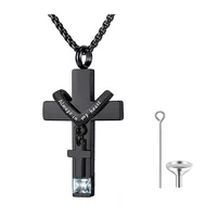 Hip-Hop Retro Geometric 304 Stainless Steel Inlay Rhinestones Men's Pendant Necklace main image 4