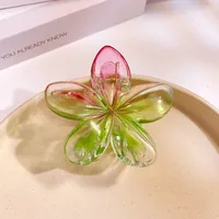 Women's Simple Style Flower Plastic Hair Claws sku image 10