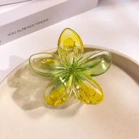 Women's Simple Style Flower Plastic Hair Claws sku image 9