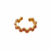 Wholesale Jewelry Simple Style Round 304 Stainless Steel Plating Rings main image 3