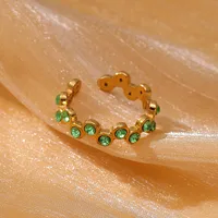 Wholesale Jewelry Simple Style Round 304 Stainless Steel Plating Rings sku image 3