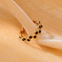 Wholesale Jewelry Simple Style Round 304 Stainless Steel Plating Rings main image 4