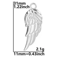 1 Piece 304 Stainless Steel Leaf sku image 1