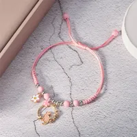 Simple Style Classic Style Color Block Alloy Polyester Wholesale Drawstring Bracelets sku image 6