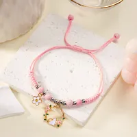 Simple Style Classic Style Color Block Alloy Polyester Wholesale Drawstring Bracelets sku image 3