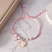 Simple Style Classic Style Color Block Alloy Polyester Wholesale Drawstring Bracelets sku image 7
