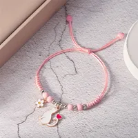 Simple Style Classic Style Color Block Alloy Polyester Wholesale Drawstring Bracelets sku image 9
