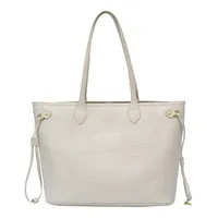 Women's Large Pu Leather Solid Color Basic Vintage Style Bucket Zipper Bag Sets main image 5
