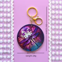 Cute Pastoral Animal Letter Arylic Asymmetrical Bag Pendant Keychain main image 7