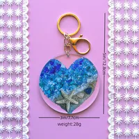 Cute Pastoral Animal Letter Arylic Asymmetrical Bag Pendant Keychain main image 6