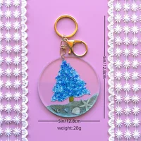 Cute Pastoral Animal Letter Arylic Asymmetrical Bag Pendant Keychain main image 9