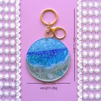 Cute Pastoral Animal Letter Arylic Asymmetrical Bag Pendant Keychain main image 8