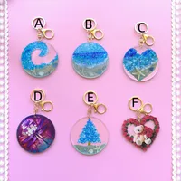Cute Pastoral Animal Letter Arylic Asymmetrical Bag Pendant Keychain main image 2