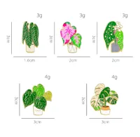 Cartoon Style Cute Sweet Leaf Plant Alloy Enamel Unisex Brooches main image 5