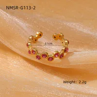 Wholesale Jewelry Simple Style Round 304 Stainless Steel Plating Rings main image 6