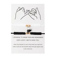 Casual Simple Style Classic Style Heart Shape Alloy Rope Wholesale Bracelets sku image 3