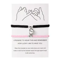 Casual Simple Style Classic Style Heart Shape Alloy Rope Wholesale Bracelets sku image 4