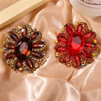 IG Style Simple Style Shiny Flower Alloy Inlay Rhinestones Zircon Women's Brooches main image 7