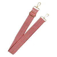 Polyester Color Block Leopard Bag Strap sku image 2