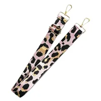 Polyester Color Block Leopard Bag Strap main image 5