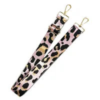 Polyester Color Block Leopard Bag Strap sku image 8
