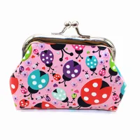 Women's Beetles Pu Leather Clasp Frame Kids Wallets sku image 3