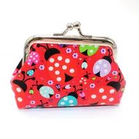 Women's Beetles Pu Leather Clasp Frame Kids Wallets sku image 4