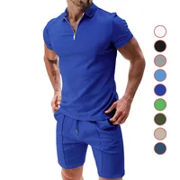 Men's Solid Color Casual Turndown Short Sleeve Regular Fit Men's Tops main image 2