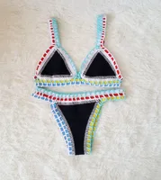 Women's Multicolor 2 Pieces Set Bikinis Swimwear sku image 6