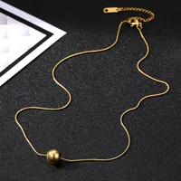 Wholesale Jewelry Simple Style Geometric 201 Stainless Steel Plating Pendant Necklace main image 3