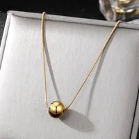 Wholesale Jewelry Simple Style Geometric 201 Stainless Steel Plating Pendant Necklace main image 1