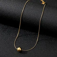 Wholesale Jewelry Simple Style Geometric 201 Stainless Steel Plating Pendant Necklace main image 4