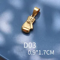 1 Piece 13 * 14mm 15 * 21mm 9 * 17mm Titanium Steel 18K Gold Plated Tiger Elephant Bird Polished Pendant main image 6