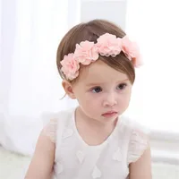 Baby Girl'S Sweet Flower Cloth Hair Band main image 2