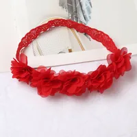 Baby Girl'S Sweet Flower Cloth Hair Band sku image 5
