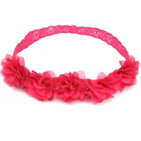 Baby Girl'S Sweet Flower Cloth Hair Band sku image 3