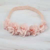 Baby Girl'S Sweet Flower Cloth Hair Band sku image 1