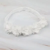 Baby Girl'S Sweet Flower Cloth Hair Band sku image 2