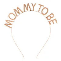 Women's Simple Style Letter Alloy Inlay Rhinestones Hair Band main image 5