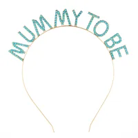 Women's Simple Style Letter Alloy Inlay Rhinestones Hair Band sku image 8